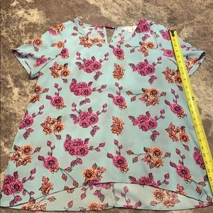 DownEast floral blouse